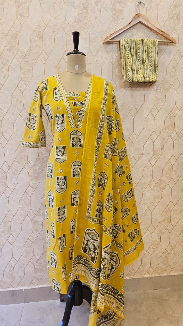 Cotton kurthi set