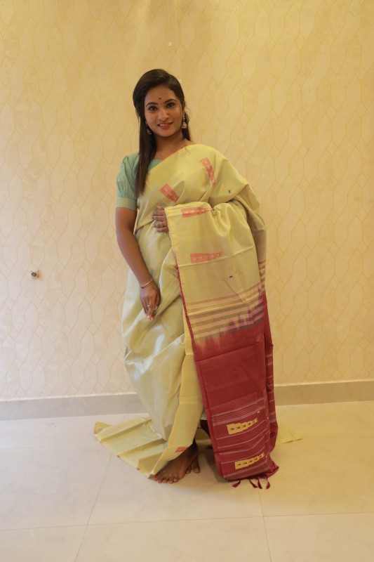Banana pith saree