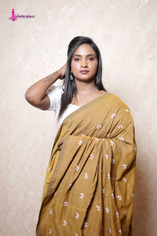 khadi cotton Saree