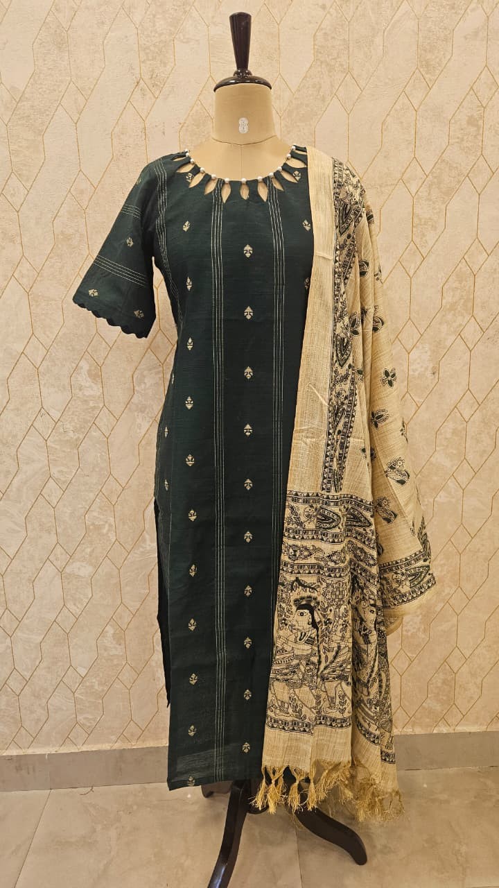 Raw silk Co-ord set
