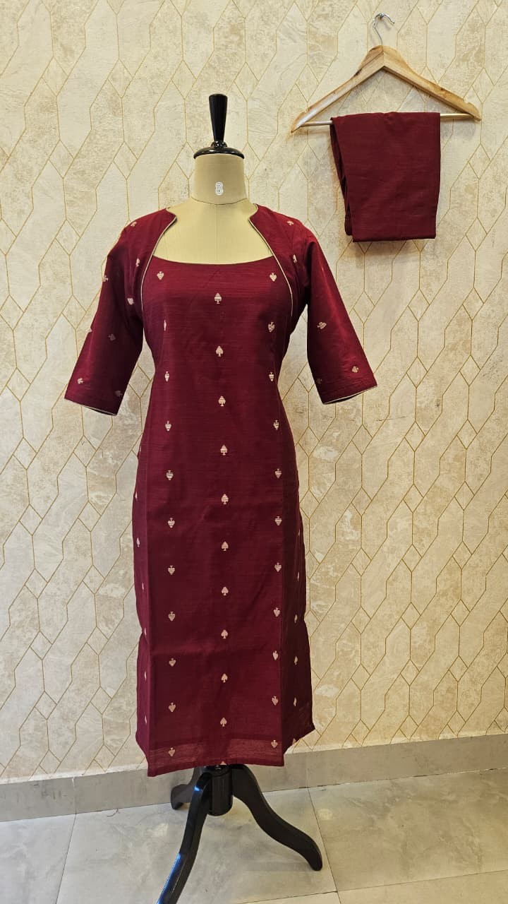 Raw silk Co-ord set