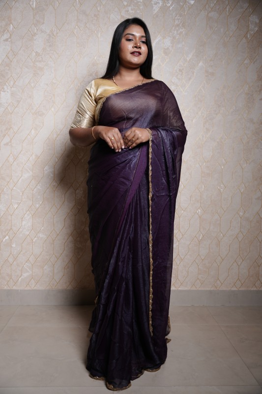 Space silk saree