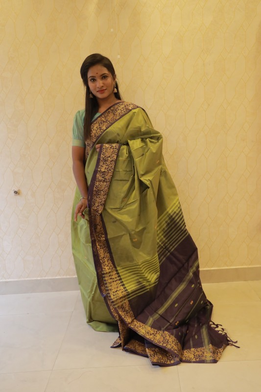 Banana pith saree
